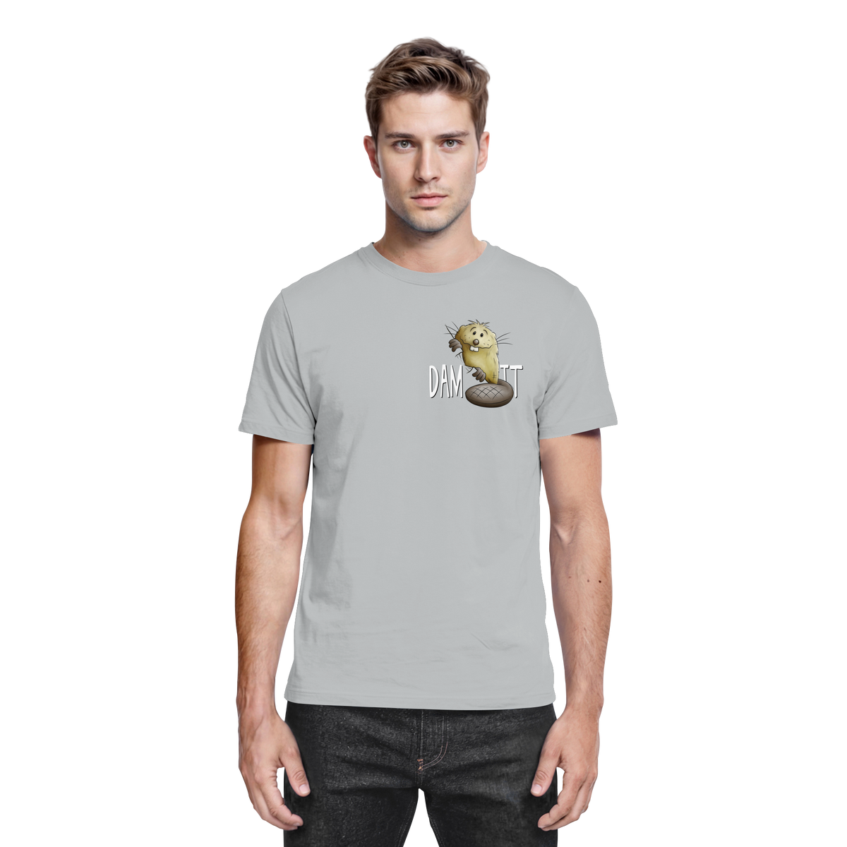 Dam It Verdammt Lustiger Biber - Premium Shirt