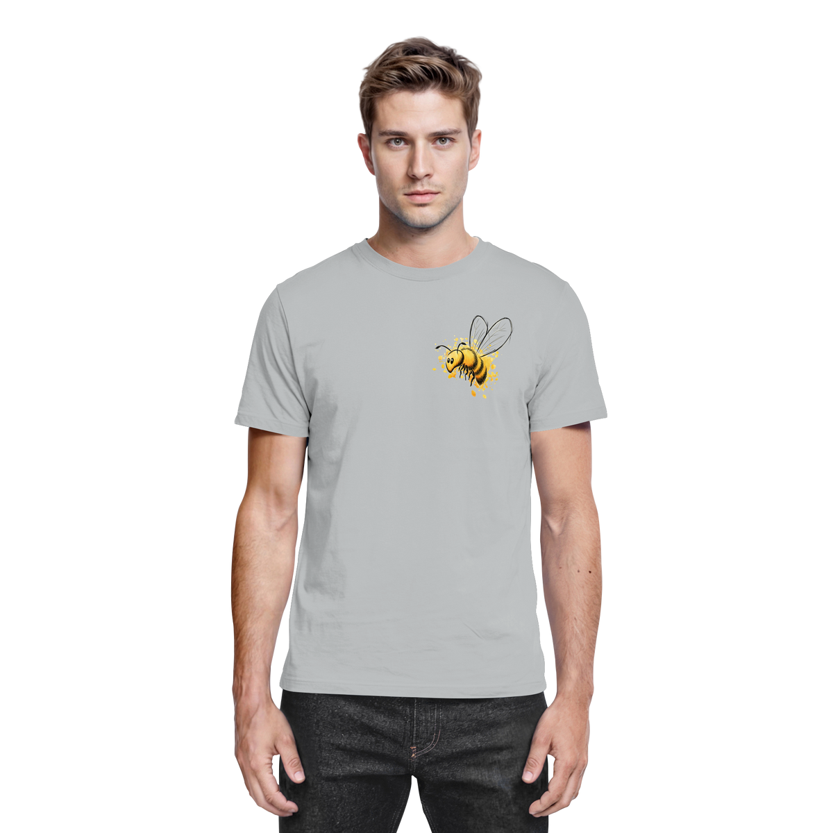 Lässige kleine Honig-Biene - Premium Shirt