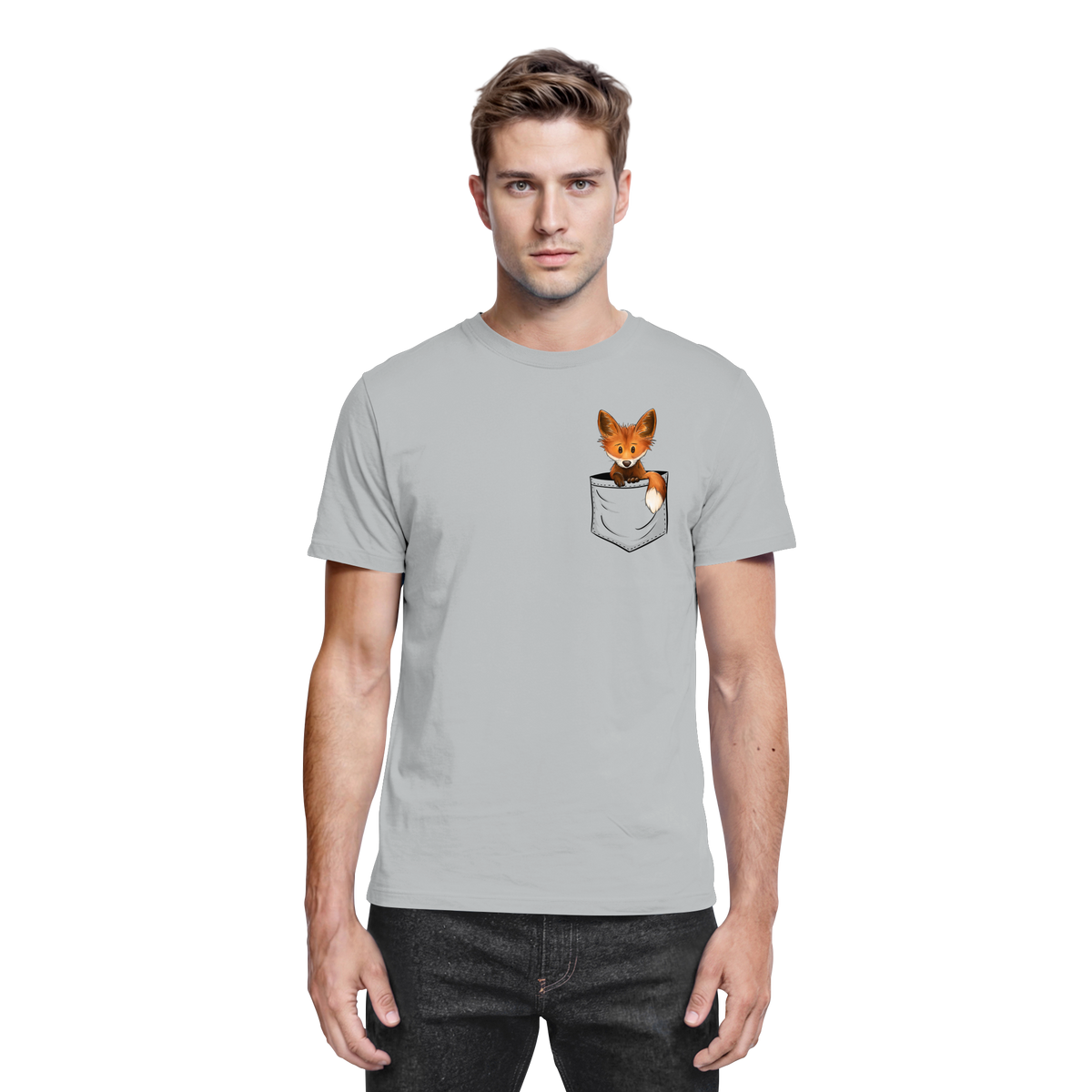 Funky Fuchs in der Tasche - Premium Shirt