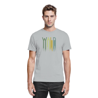 Wald Retro Forst Schriftzug - Premium Shirt