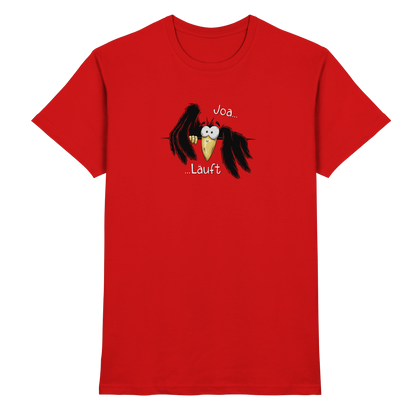 Joa Läuft Krähe gechillter Rabe - Premium Shirt