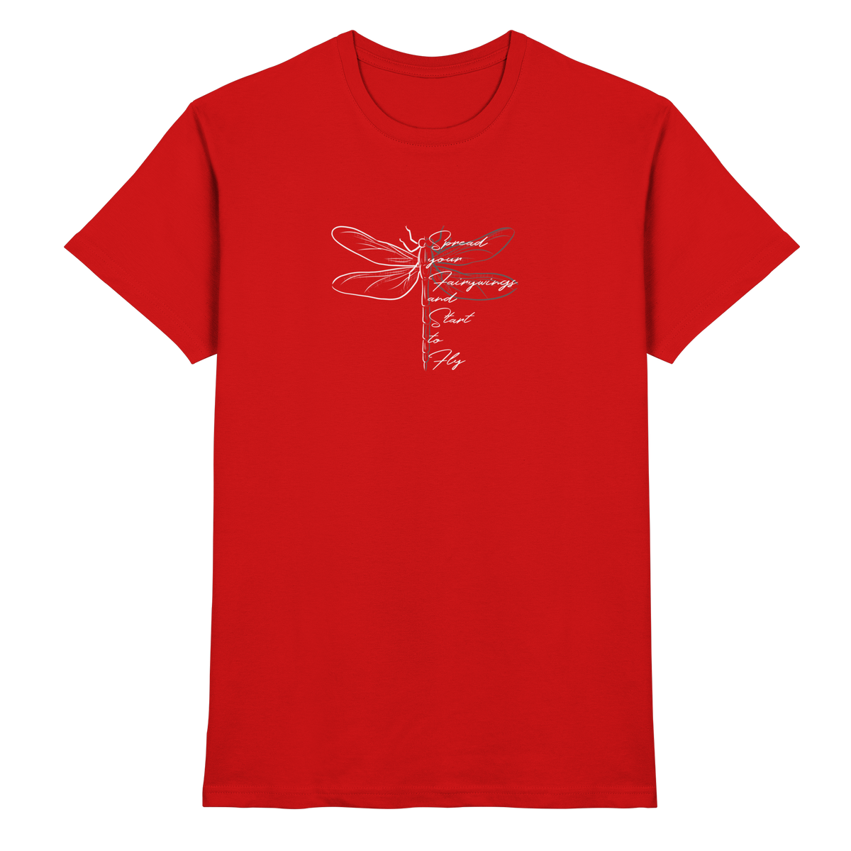 Breite die Flügel aus und flieg los | Libelle - Premium Shirt
