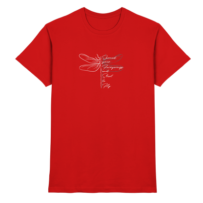 Breite die Flügel aus und flieg los | Libelle - Premium Shirt