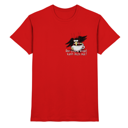 Der frühe Vogel kann mich mal | Kaffee Rabe - Premium Shirt
