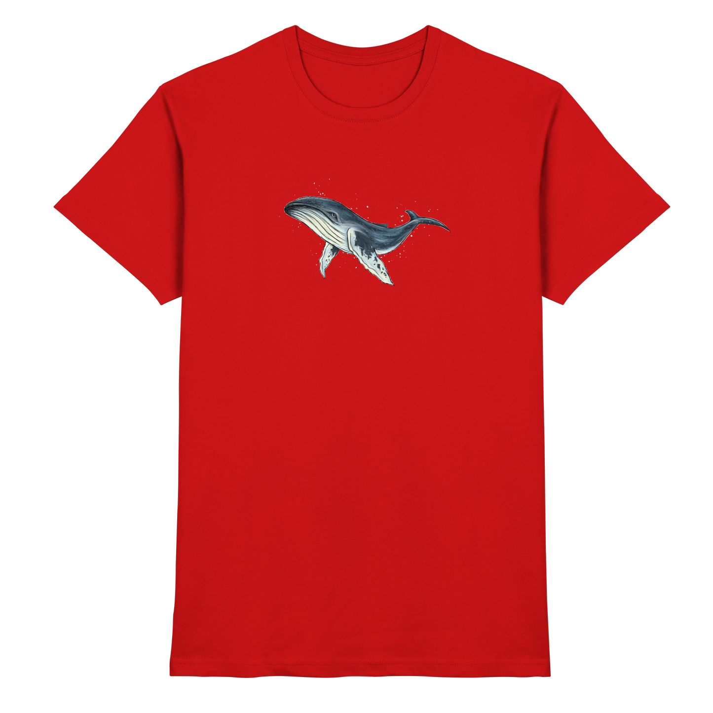 Tiefsee Ozean-Riese Buckelwal - Premium Shirt