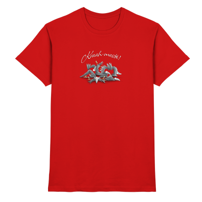 Kraah-masté! Yoga Raben Krähen - Premium Shirt