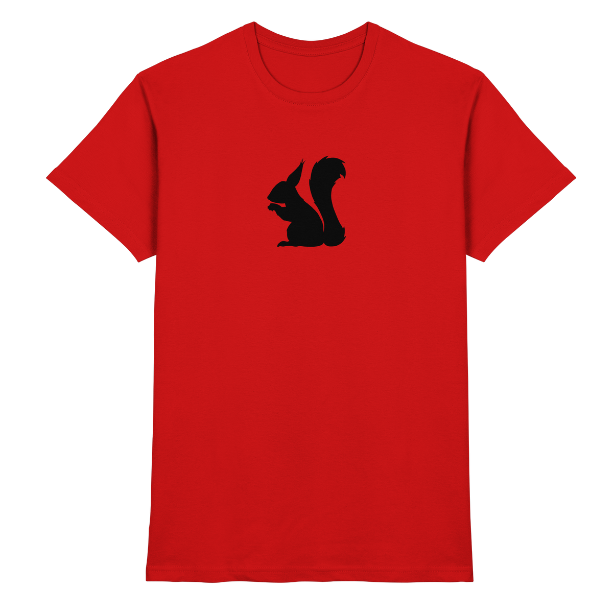 Eichhörnchen Silhouette - Premium Shirt