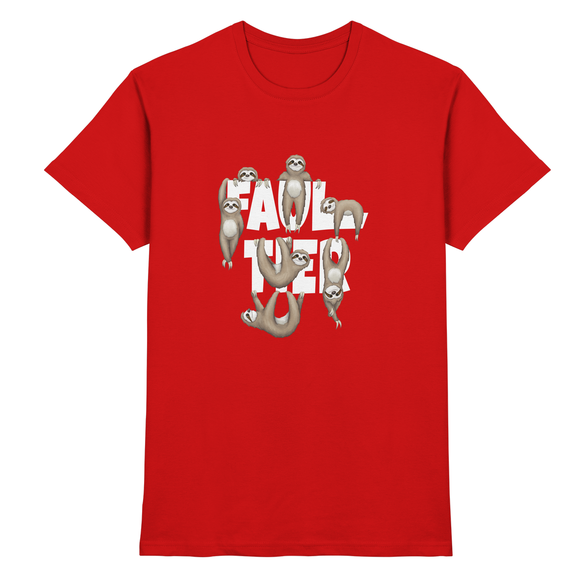Viele gechillte Faultiere - Premium Shirt