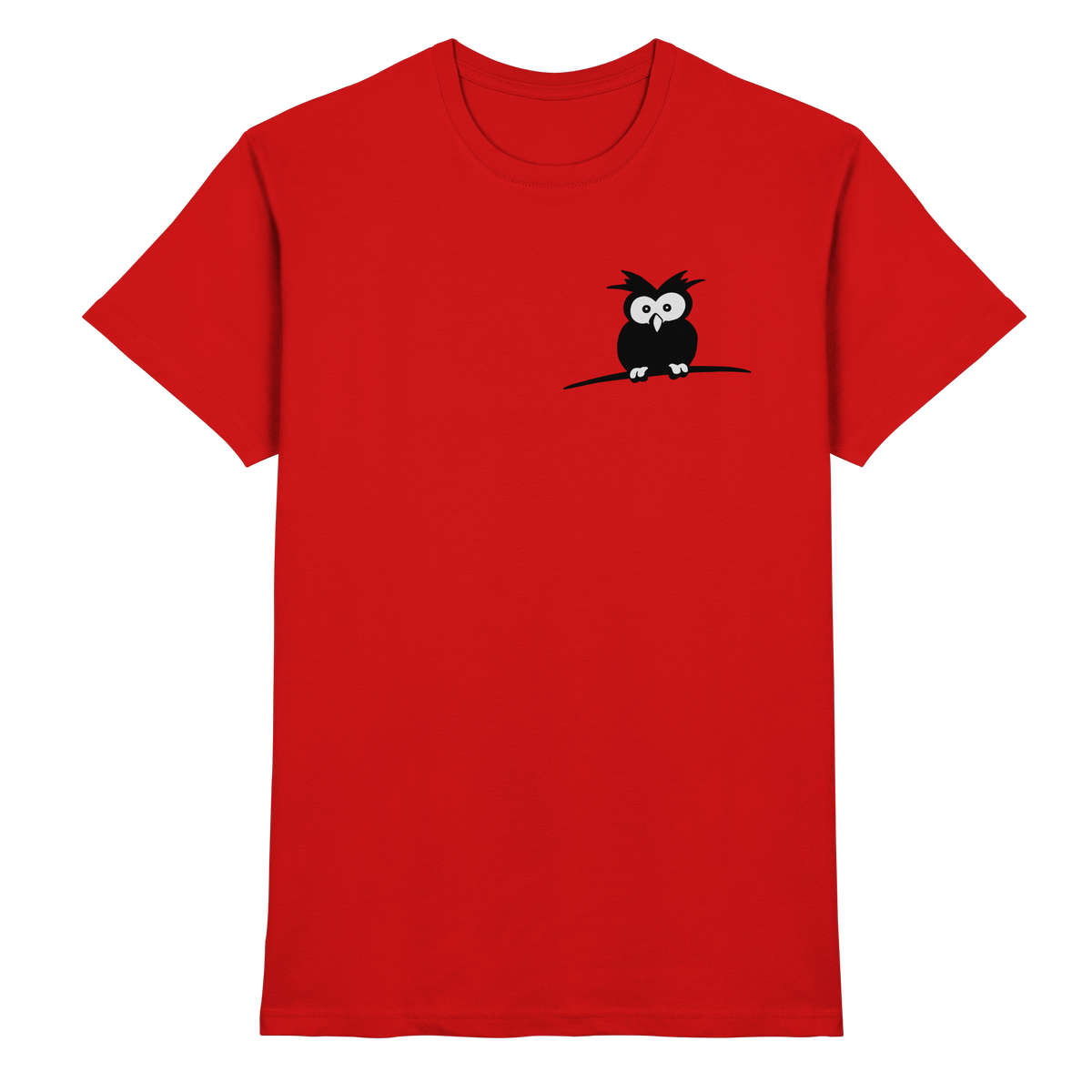 Kleine struppige Eule - Premium Shirt