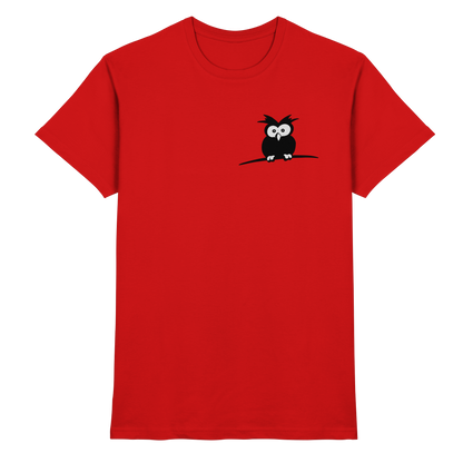 Kleine struppige Eule - Premium Shirt