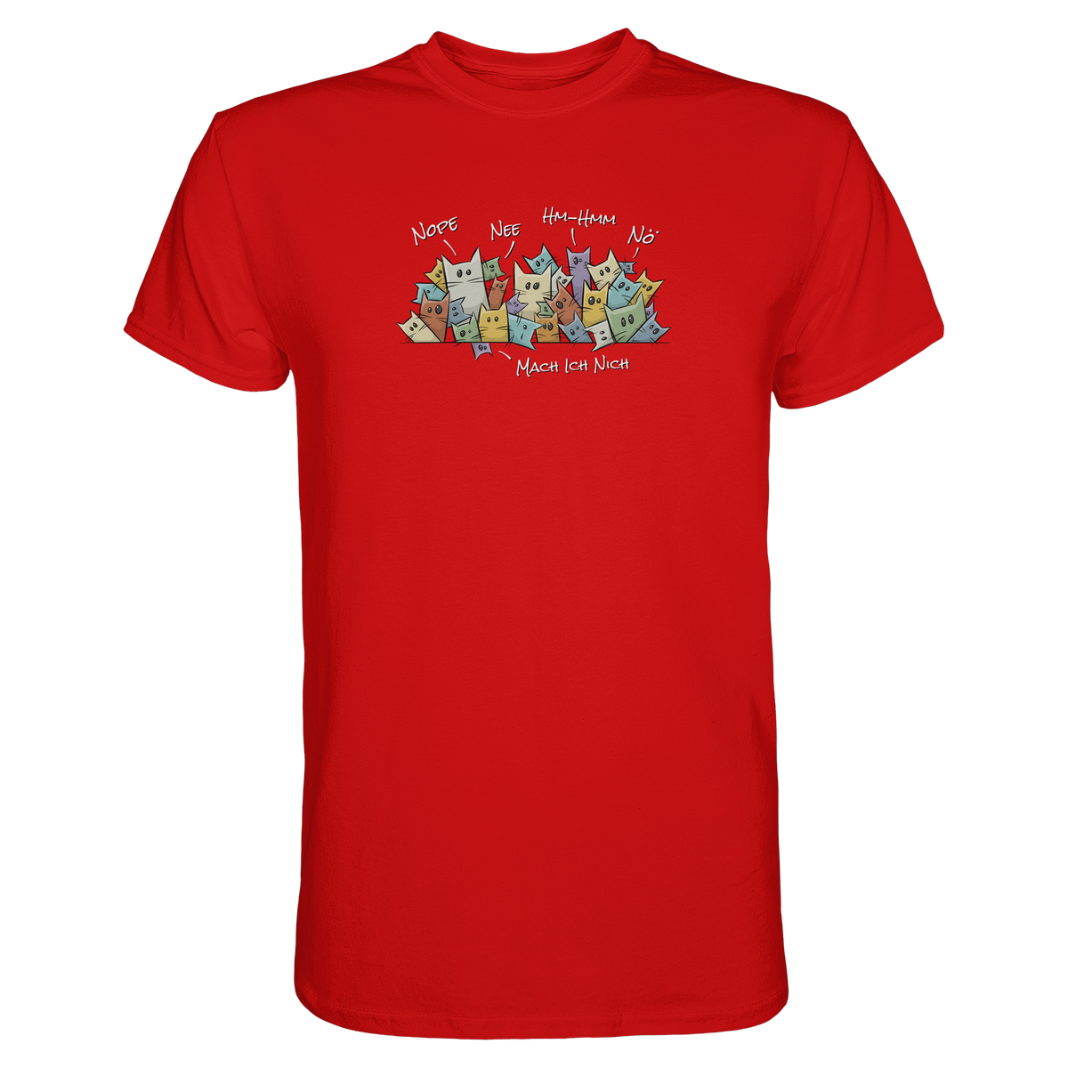 Nope, Nee, Nö Katzen - Premium Shirt