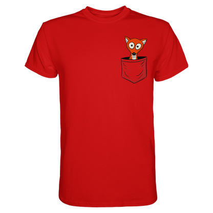 Fuchs in der Brusttasche | Taschen-Fuchs - Premium Shirt