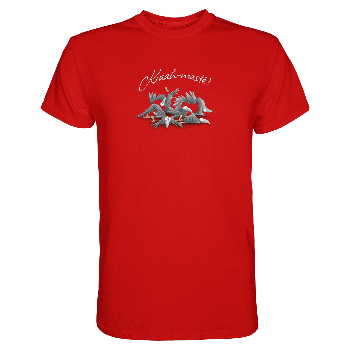 Kraah-masté! Yoga Raben Krähen - Premium Shirt