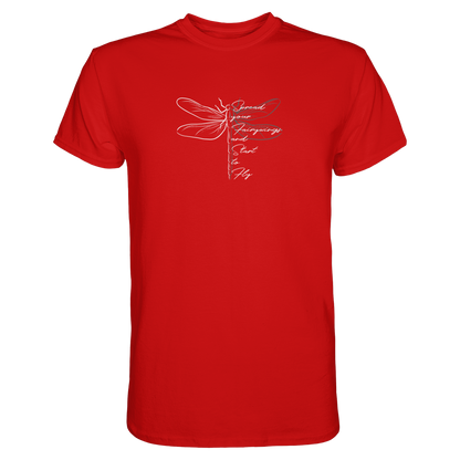 Breite die Flügel aus und flieg los | Libelle - Premium Shirt