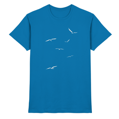 Vogelschwarm – Traum vom Fliegen - Premium Shirt