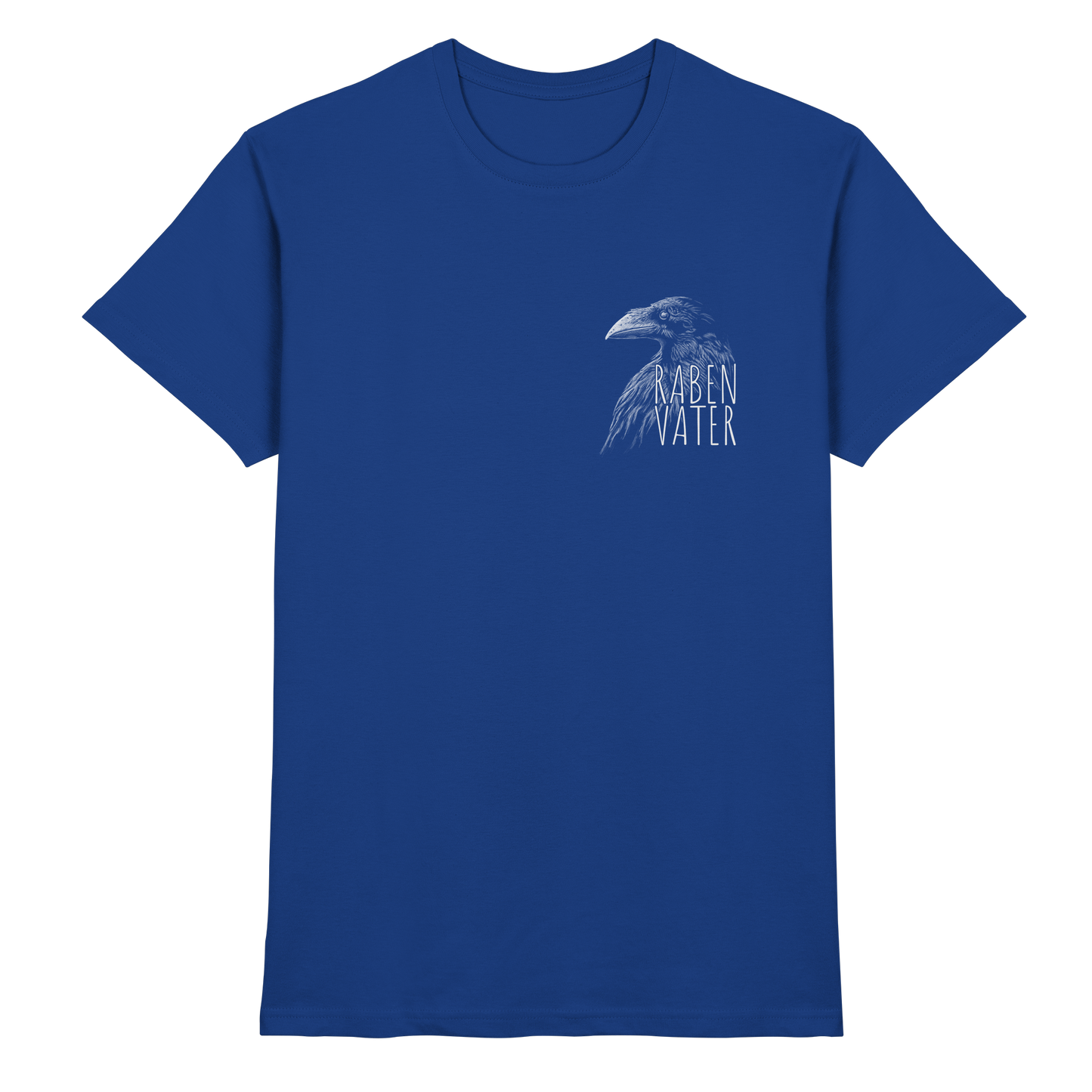 Rabenvater schwarzer Rabe Krähe - Premium Shirt
