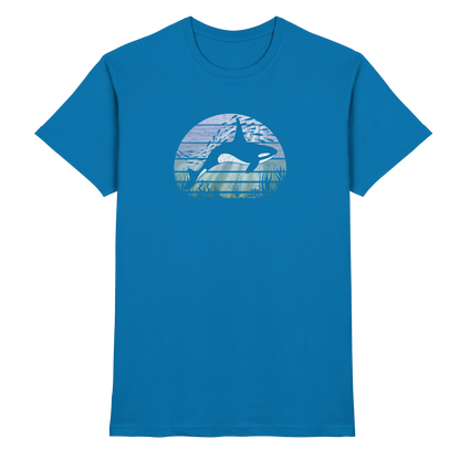Retro Tiefsee Schwertwal Orca - Premium Shirt