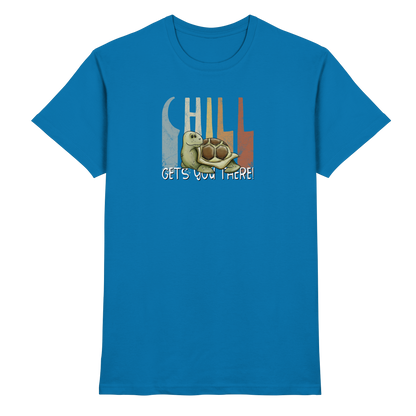 Gechillt gemütliche Schildkröte - Premium Shirt