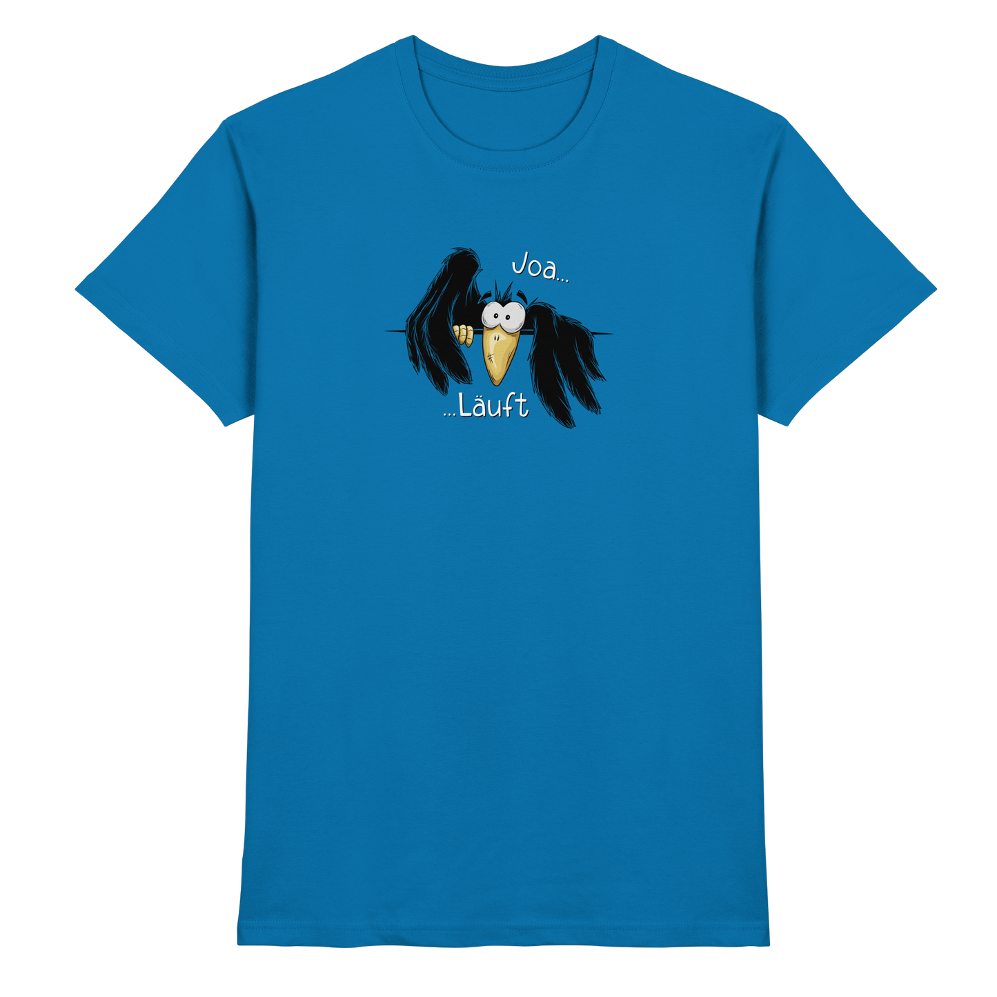 Joa Läuft Krähe gechillter Rabe - Premium Shirt