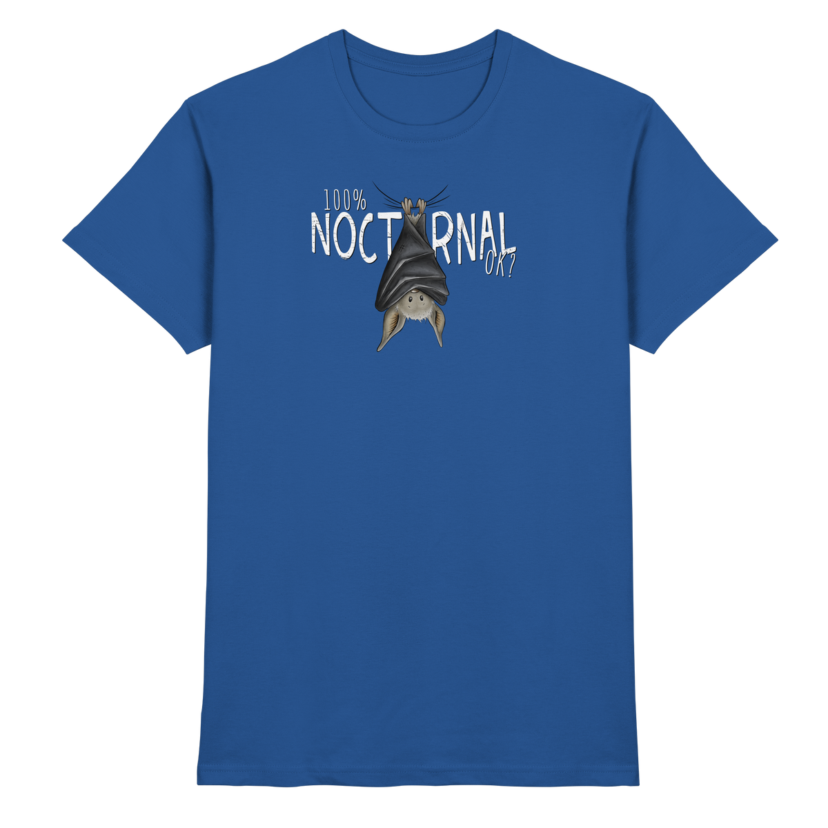 100% nachtaktive Fledermaus - Premium Shirt