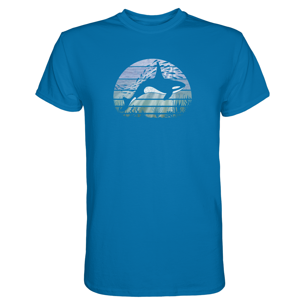 Retro Tiefsee Schwertwal Orca - Premium Shirt