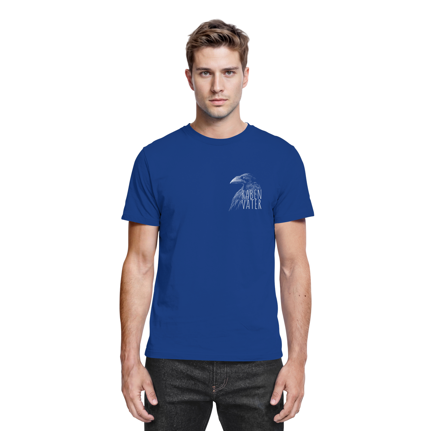 Rabenvater schwarzer Rabe Krähe - Premium Shirt