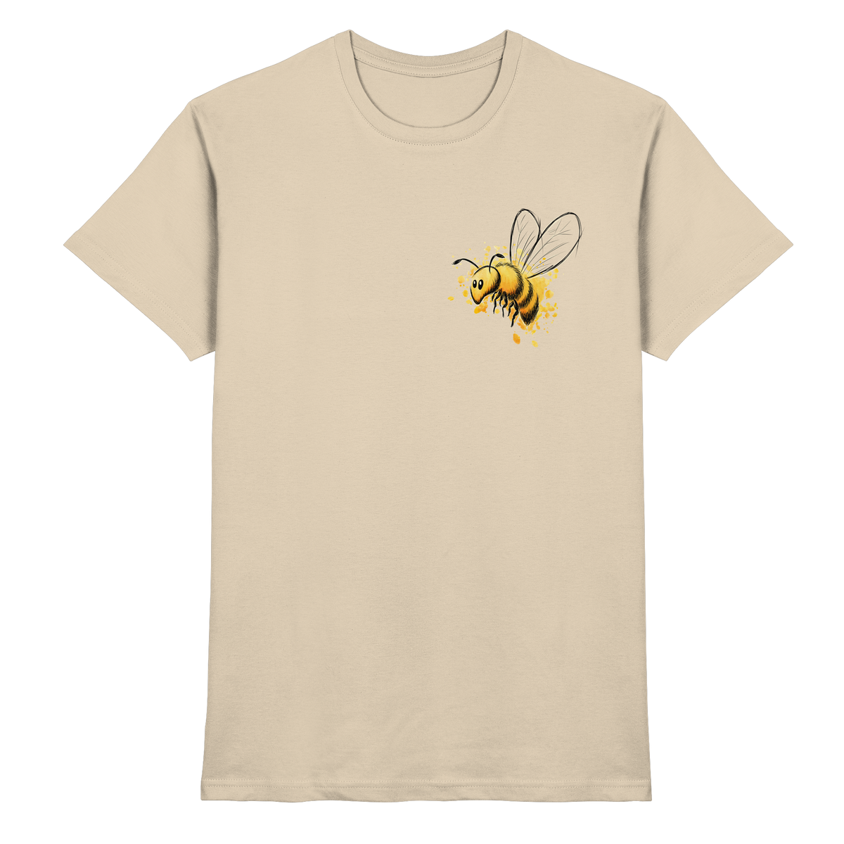 Lässige kleine Honig-Biene - Premium Shirt
