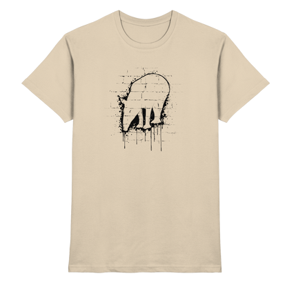 Urban Street Art Tapir Silhouette - Premium Shirt