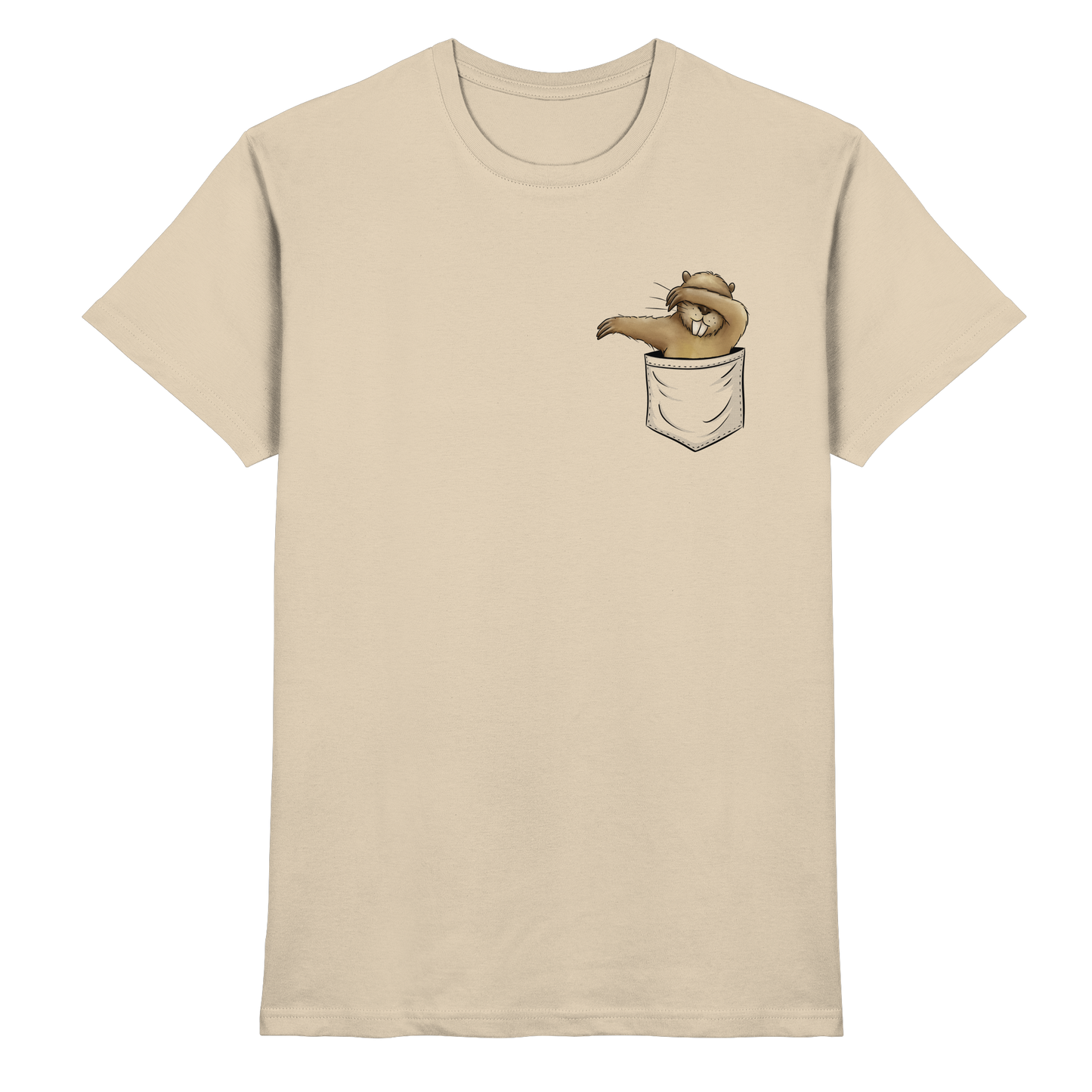 Dabbender Biber in Deiner Tasche - Premium Shirt