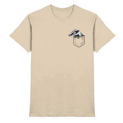 Lustig gemütlicher Dachs In der Tasche - Premium Shirt