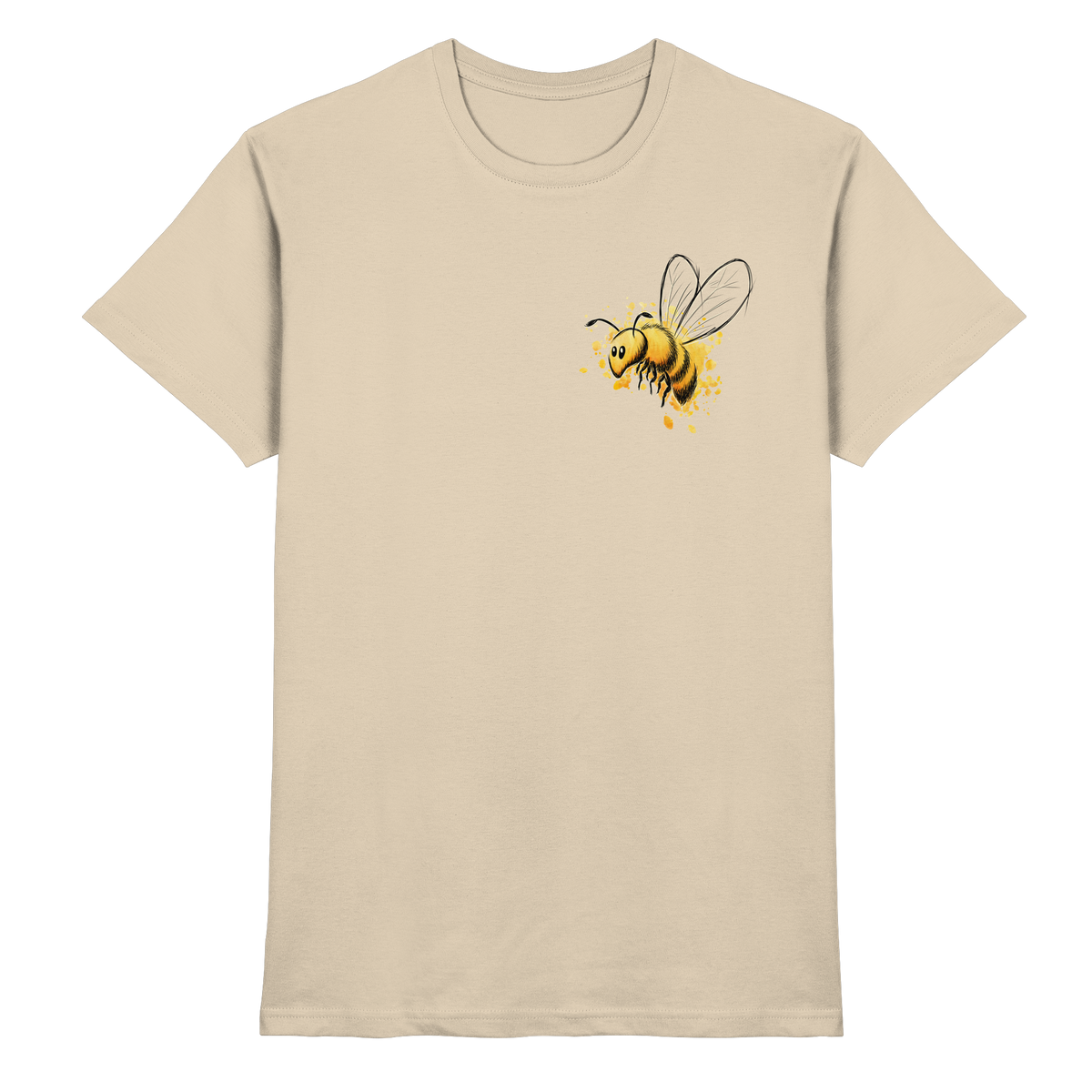 Lässige kleine Honig-Biene - Premium Shirt