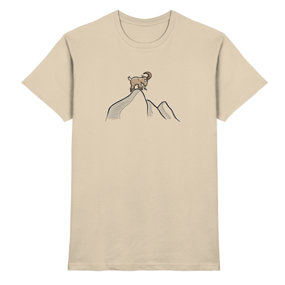 Ziegenbock in den Bergen - Premium Shirt