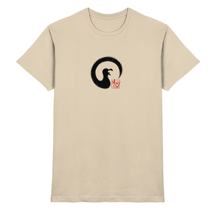 Moin kreischende japanische Enso Möwe - Premium Shirt