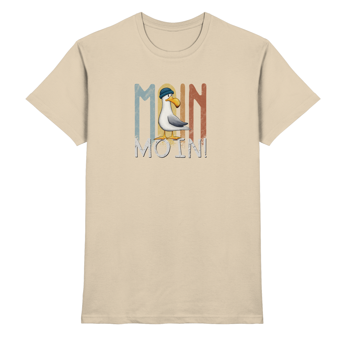 Moin Moin norddeutsche Möwe - Premium Shirt