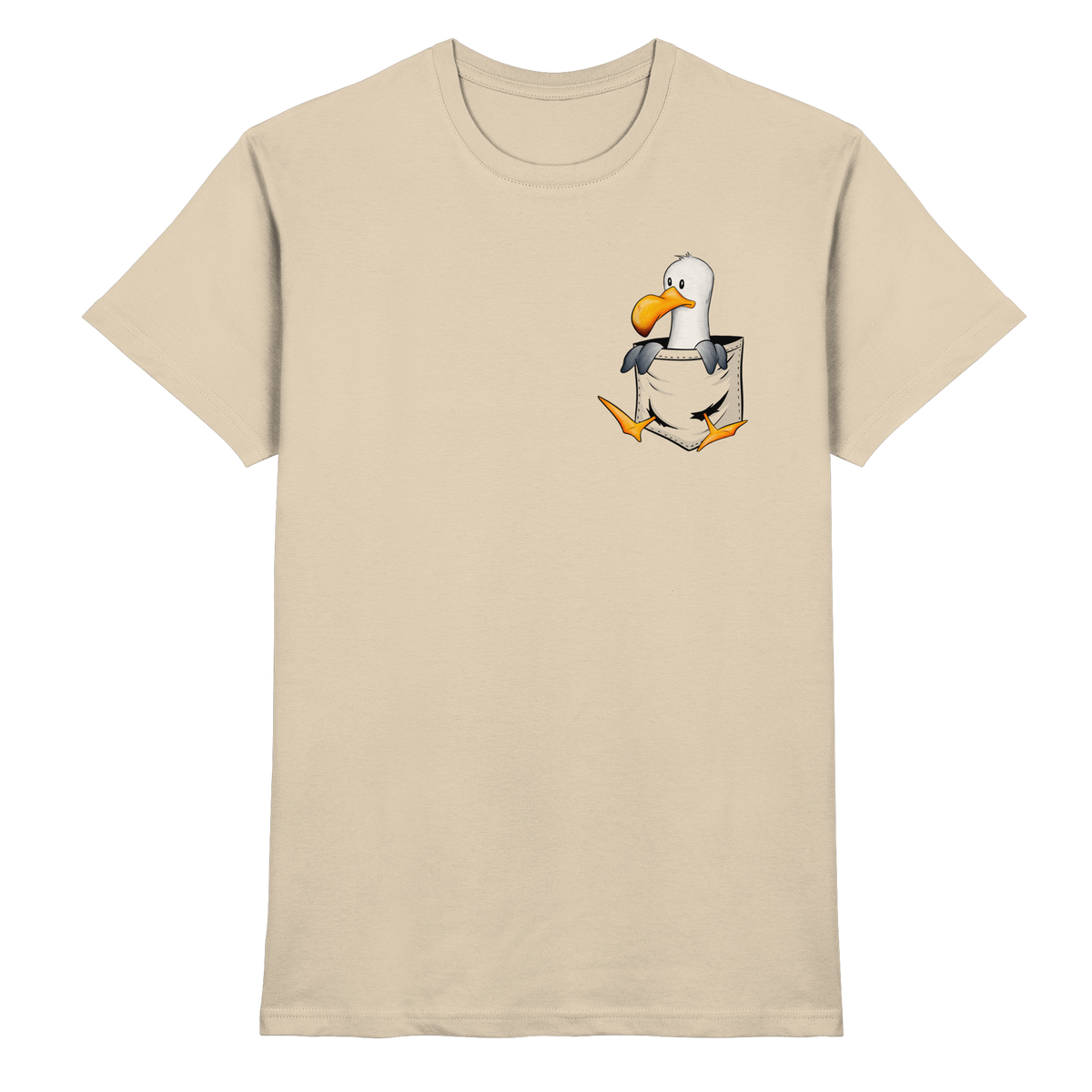 Kleine Möwe In Deiner Tasche - Premium Shirt