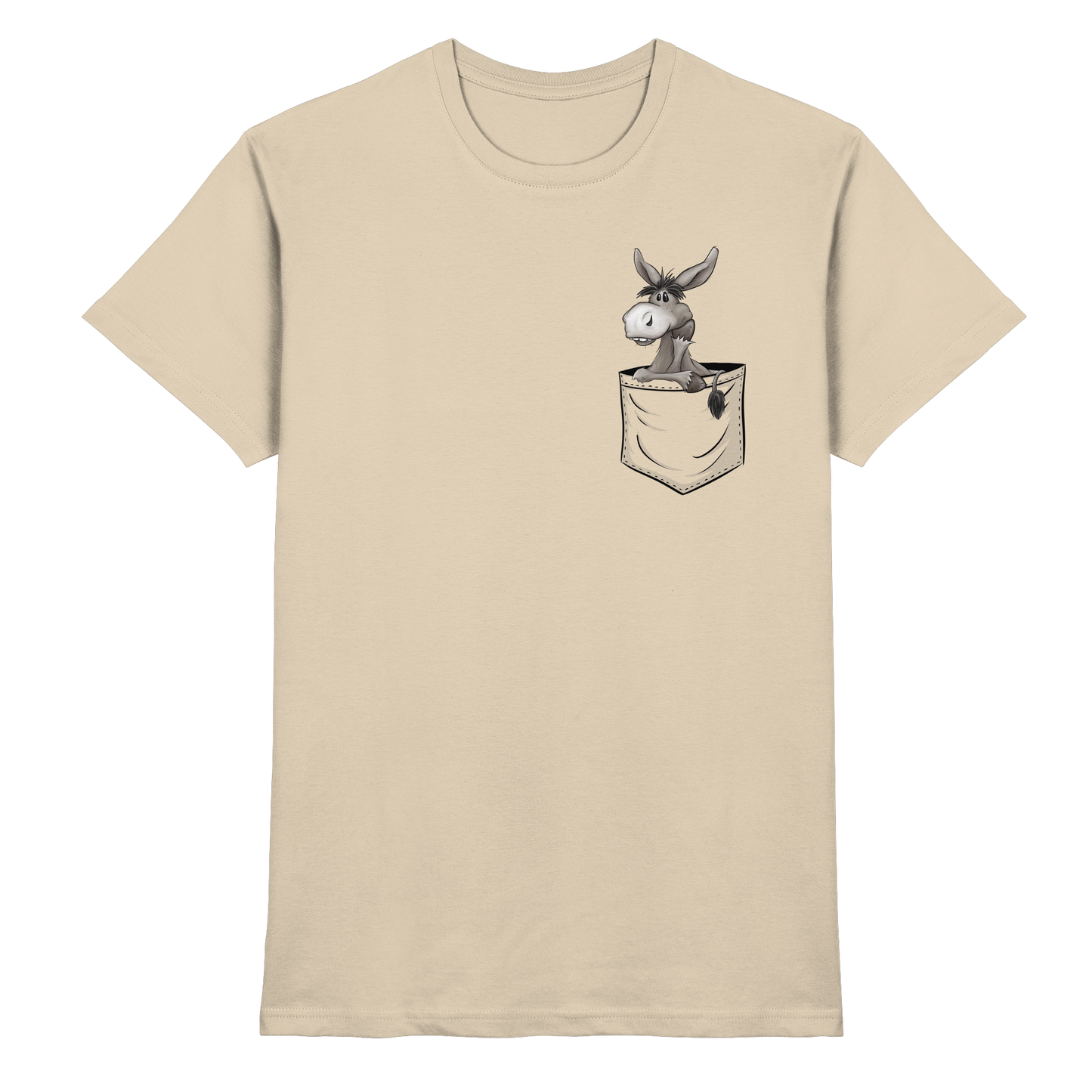 Bockiger Esel in Deiner Tasche - Premium Shirt