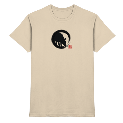 Zen Tapir im japanischen Enso Kreis - Premium Shirt