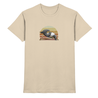 Lässiger Retro Sundown Tapir - Premium Shirt