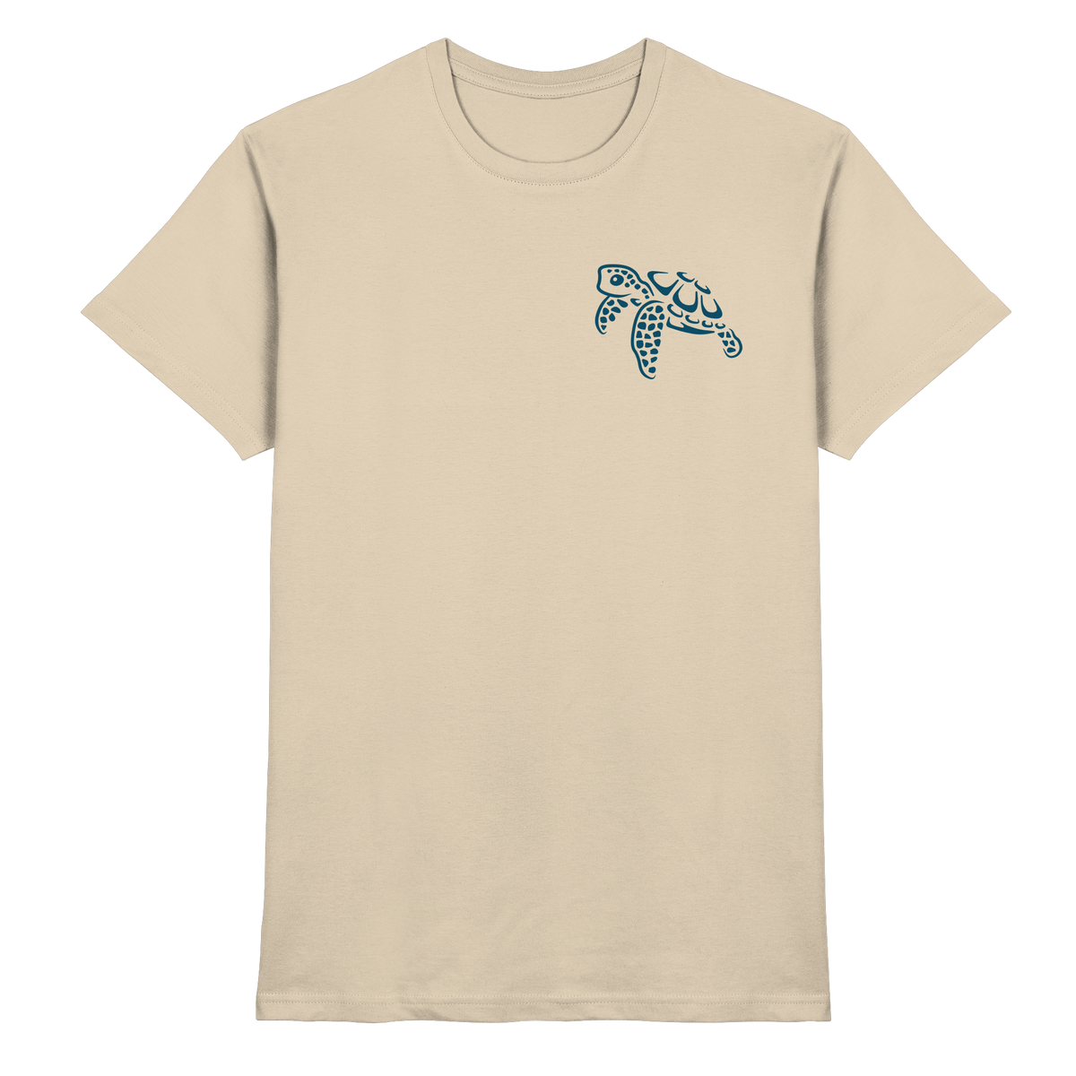 Lässig lustige Wasserschildkröte - Premium Shirt