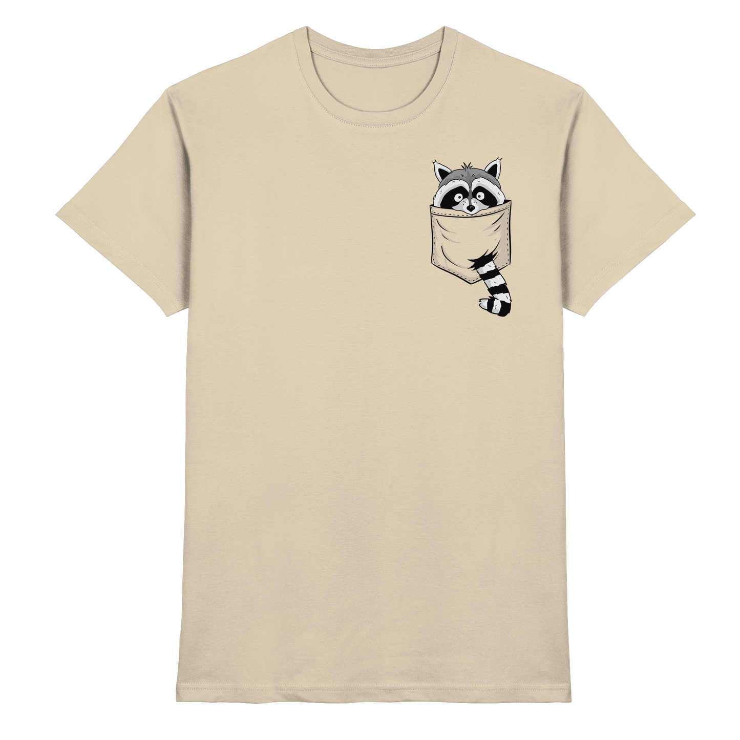 Waschbär in Deiner Tasche - Premium Shirt