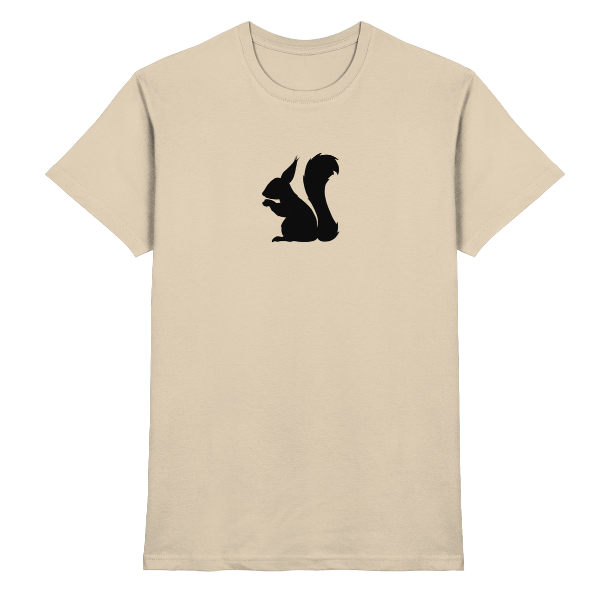 Eichhörnchen Silhouette - Premium Shirt