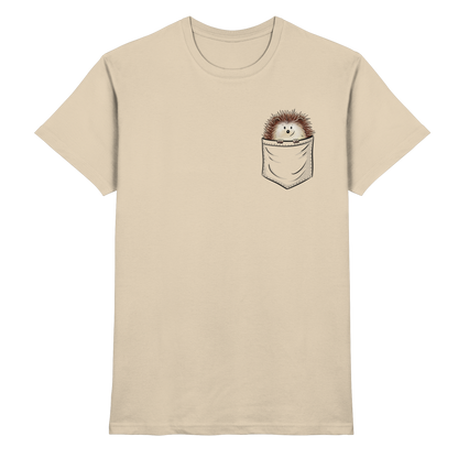 Lustiger Igel in Deiner Brust-Tasche - Premium Shirt