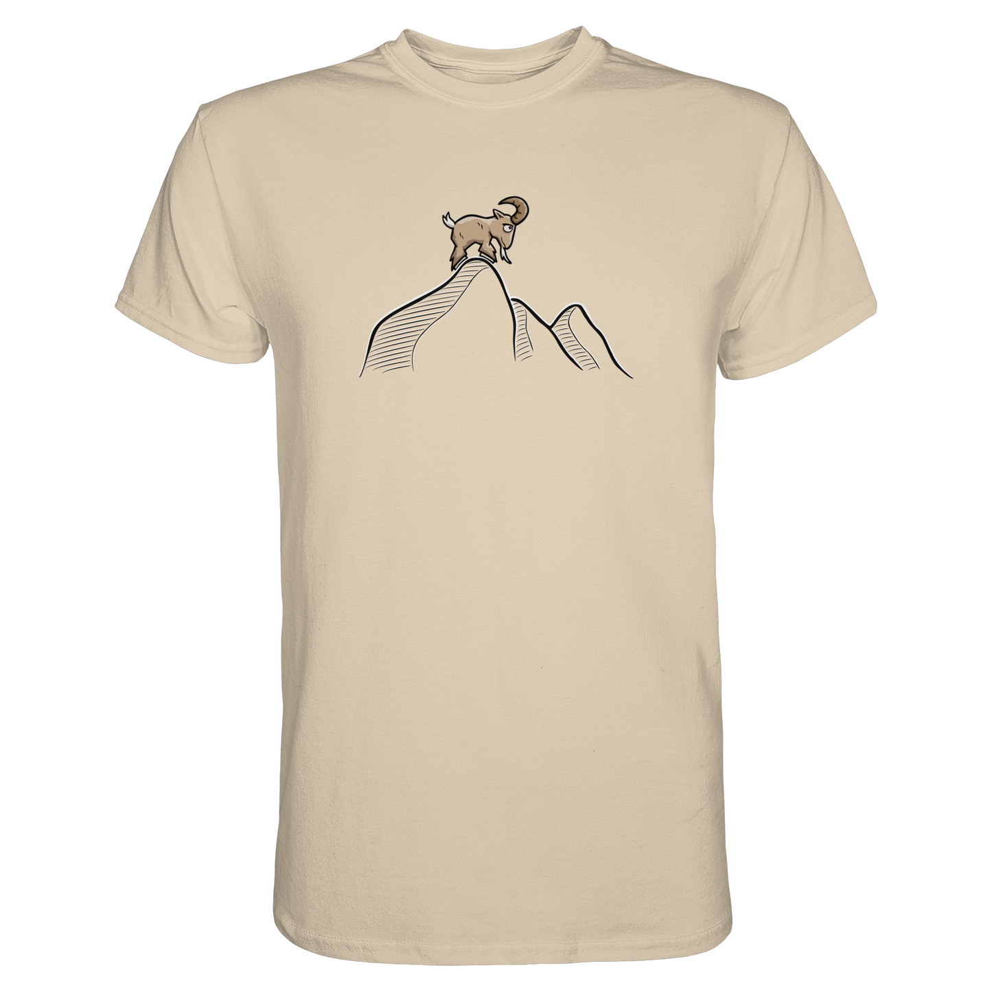 Ziegenbock in den Bergen - Premium Shirt