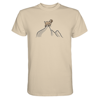 Ziegenbock in den Bergen - Premium Shirt