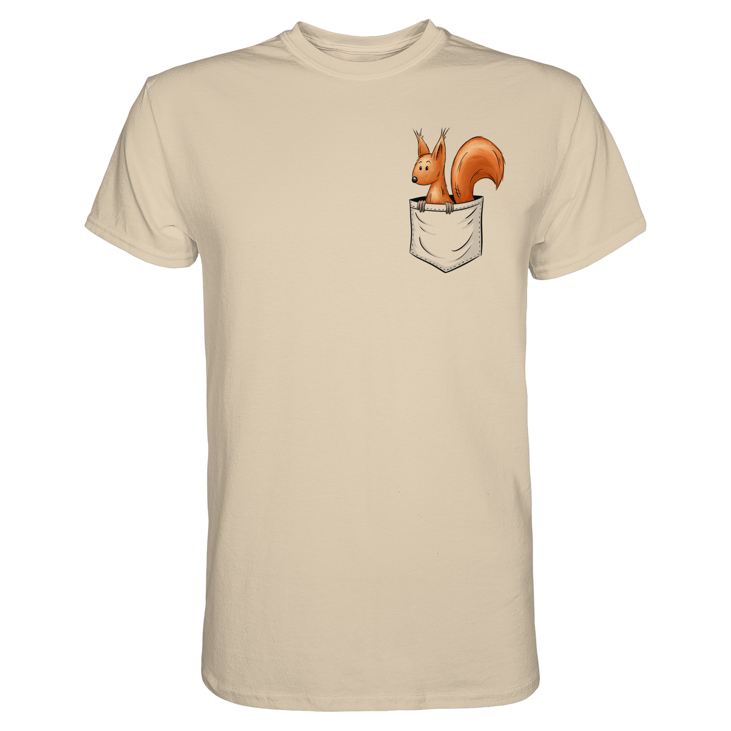 Lässiges Eichhörnchen In Tasche - Premium Shirt