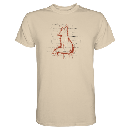Street Art Fuchs Silhouette - Premium Shirt