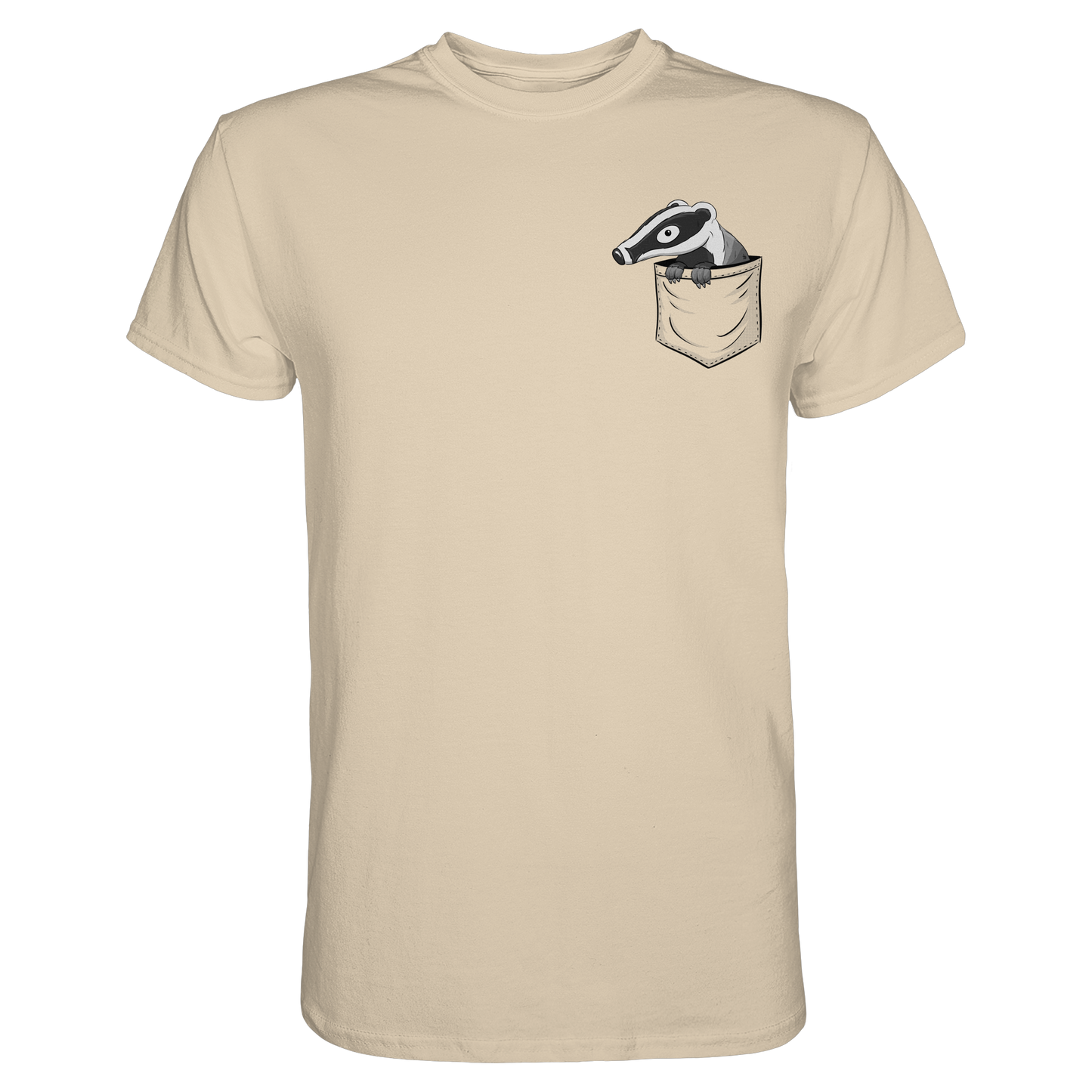 Lustig gemütlicher Dachs In der Tasche - Premium Shirt