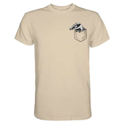 Lustig gemütlicher Dachs In der Tasche - Premium Shirt
