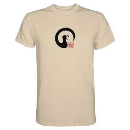 Moin kreischende japanische Enso Möwe - Premium Shirt