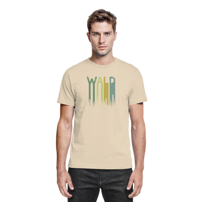 Wald Retro Forst Schriftzug - Premium Shirt